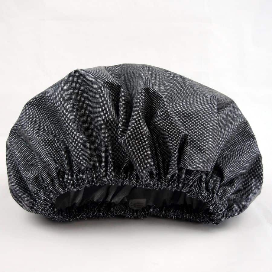 black shower cap