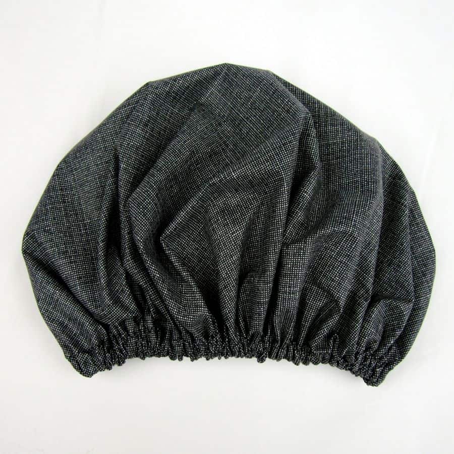 Dreadlock Shower Cap Black Laminated Cotton Shop