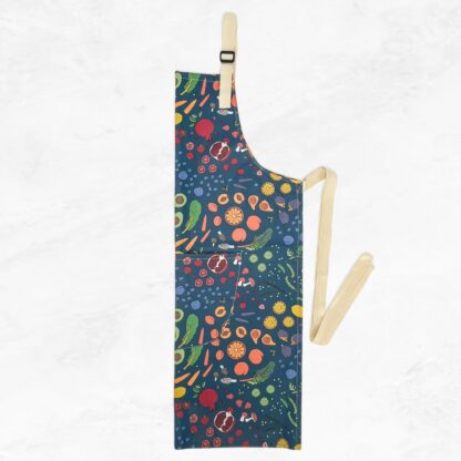 full length waterproof apron fruit and vegetable print australia