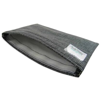 black linen snack bag