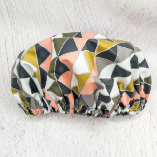 geo print shower cap