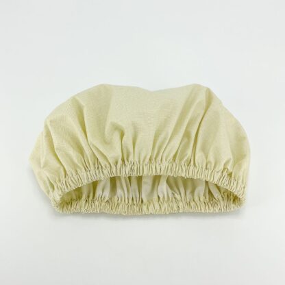 neutral beige shower cap wateproof washable laminated cotton